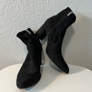 Marc Fisher Ankle Boots Black Suede